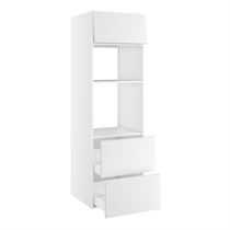 Højskab til 2 combiovne med 2 skuffer og toplåge