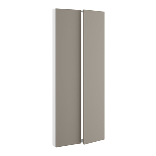 Installationsramme, m/dobbelt låger (leveres usamlet). H:1952 B:1000 D:123