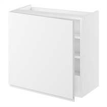 Lavt emhætteskab med 1 låge