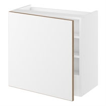 Lavt emhætteskab med 1 låge