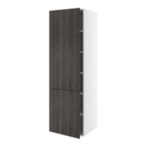  Madskab med 5 hylder - todelt låge