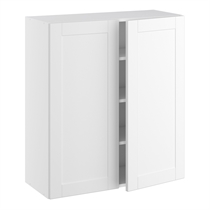 Overskab 3 hylder og 2 låger H:896 D:320 B:800