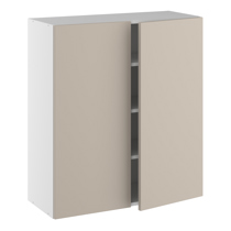 Overskab, m/dobbelt låger, 3 hylder. H:896 B:800 D:320