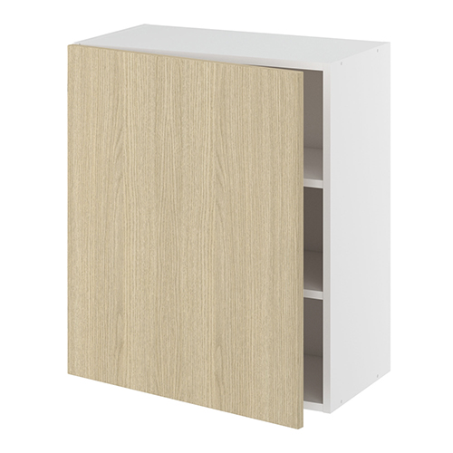 Overskab, 1 låge, 2 hylder. H:704 B:500 D:320