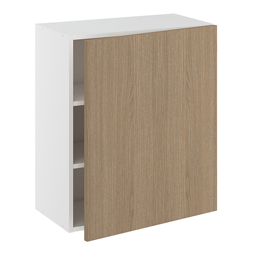 Overskab, 1 låge, 2 hylder. H:704 B:400 D:320