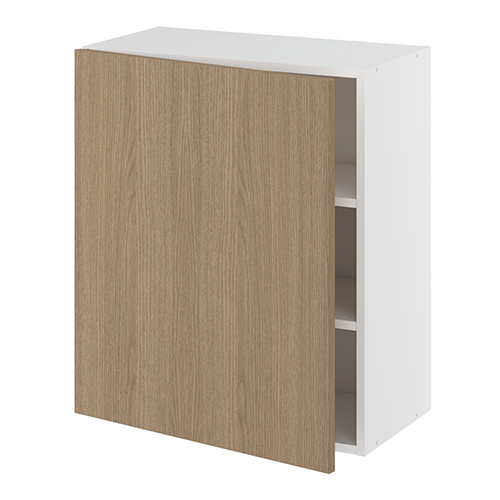 Overskab, 1 låge, 2 hylder. H:704 B:400 D:320