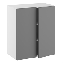 Overskab med 2 låger