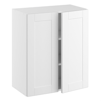 Overskab med 2 låger