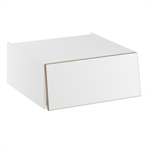 Lavt topskab til overbygning på højskab