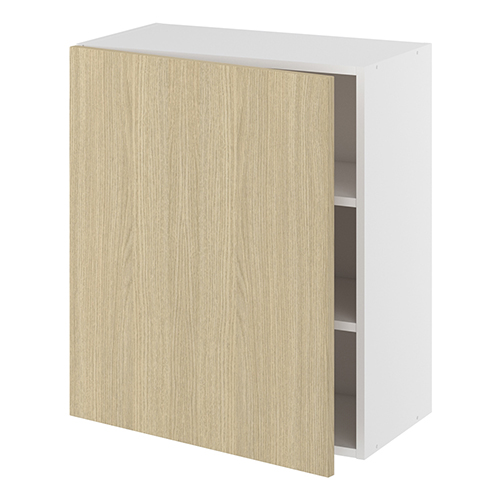 Underskab, halv dybde, 1 låge, 2 hylder. H:704 B:300 D:320