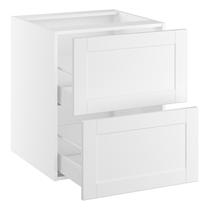 Skuffeskab med 2 høje skuffer