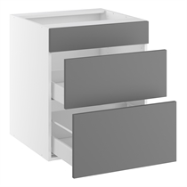 Vaskeskab med 2 skuffer