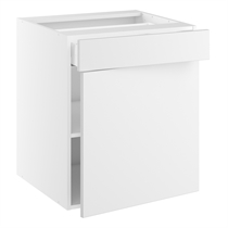 Hyldeskab m/1 skuffe og 1 hylde H:704 D:580 B:600