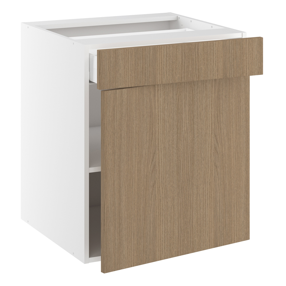 Underskab, 572mm låge, 1 skuffe, 1 hylde. H:704 B:600 D:580