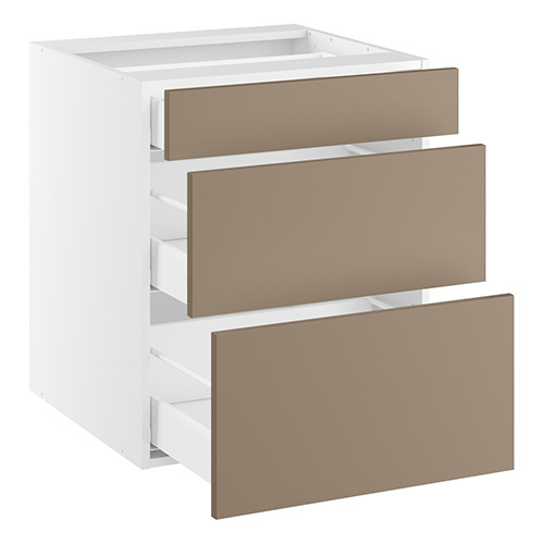 Underskab, 3 skuffer. H:704 B:500 D:580