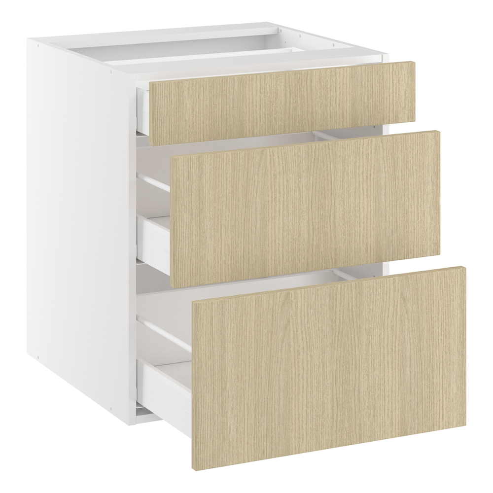 Underskab, 3 skuffer. H:704 B:800 D:580