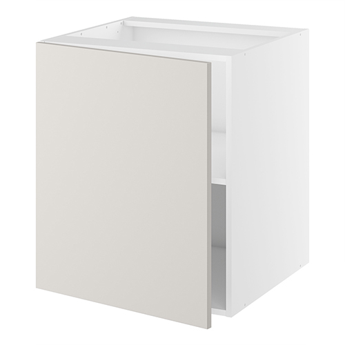 Underskab, 1 låge, 1 hylde. H:704 B:500 D:580