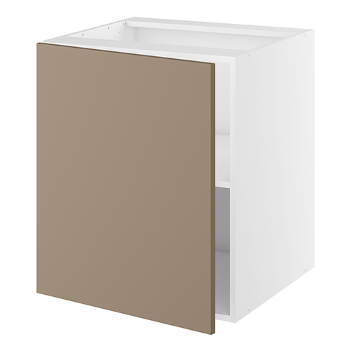 Underskab, 1 låge, 1 hylde. H:704 B:600 D:580