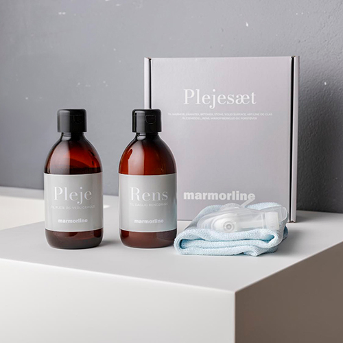 Marmorline plejesæt til alle overflader