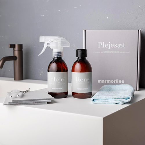 Marmorline plejesæt - udvidet sæt til Solid Surface og Art-Line
