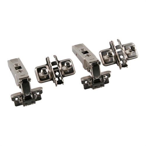 Blum sort hængselsæt til sort aluvitrine - 95 grader - 2 stk